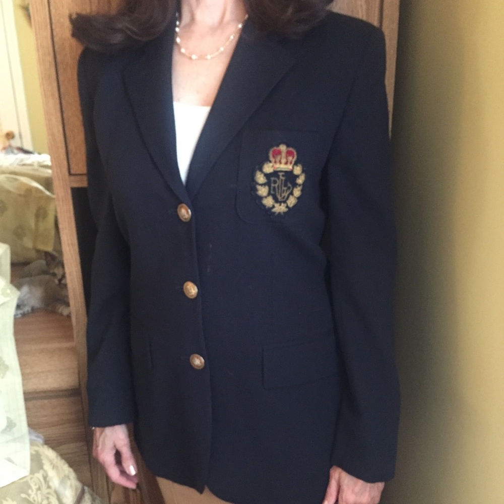 Vintage Ralph Lauren Navy Blazer